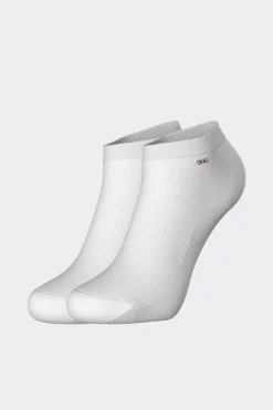 Paire De Chaussettes Basses Blanches En Coton Stretch