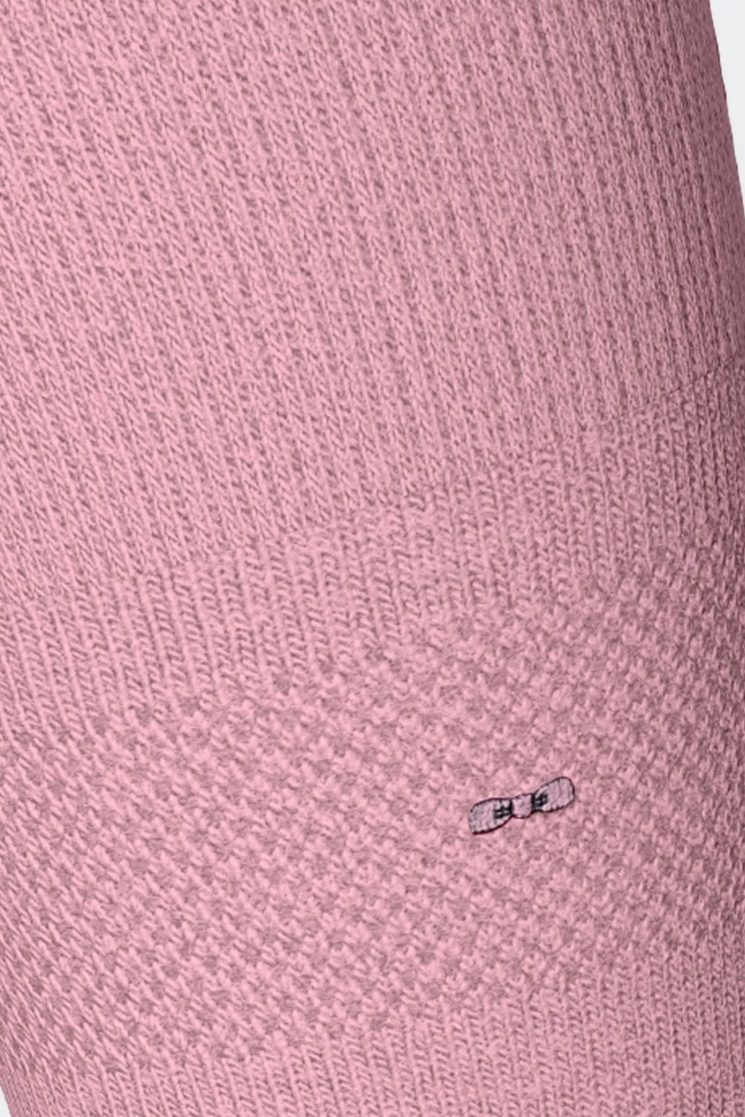 Paire De Chaussettes Cerclees Roses En Coton Stretch