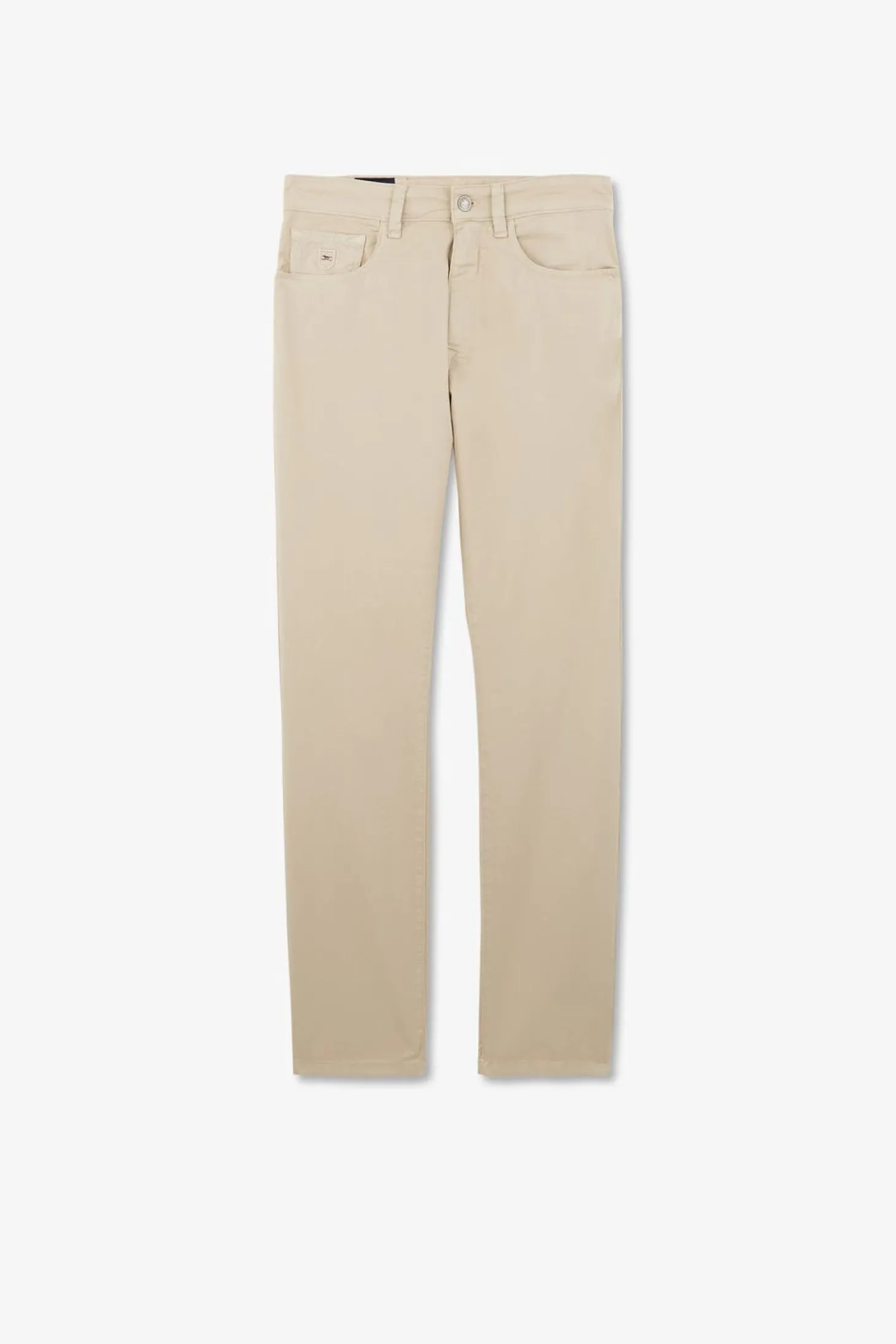 Pantalon Beige Droit 5 Poches