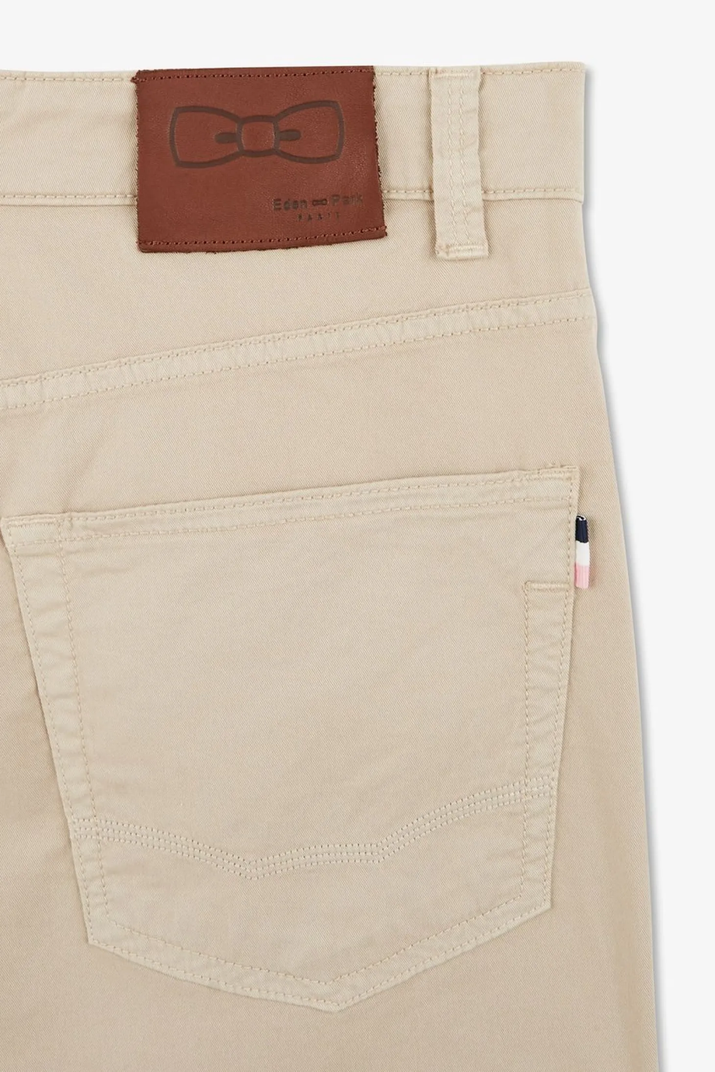 Pantalon Beige Droit 5 Poches