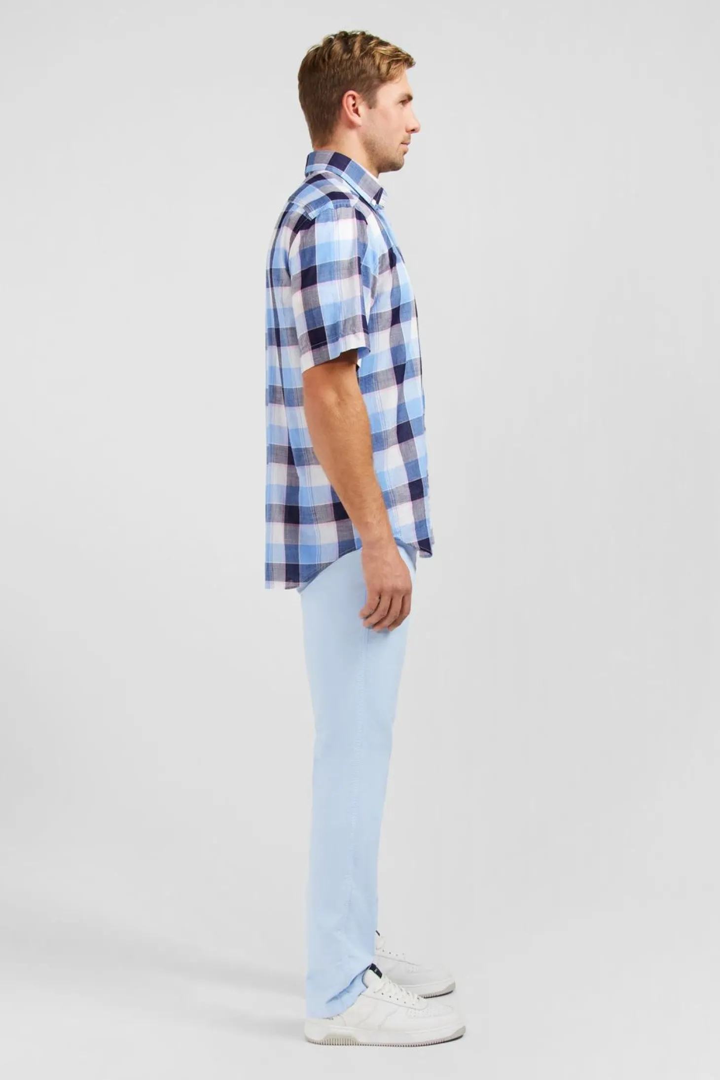 Pantalon Chino Bleu Clair