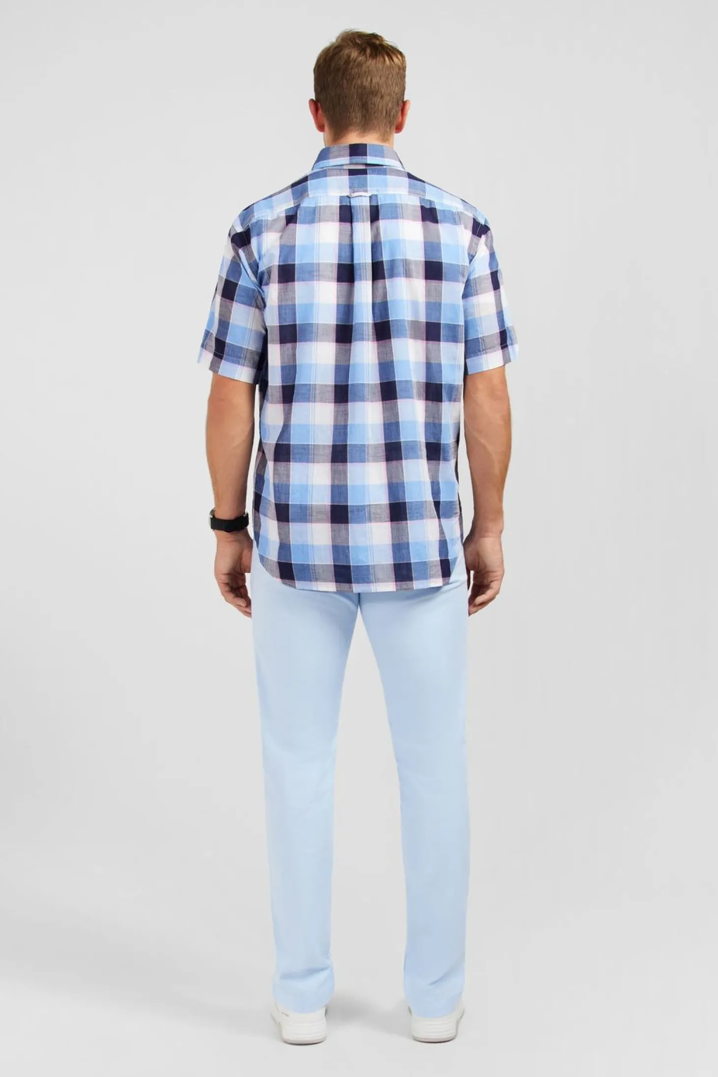 Pantalon Chino Bleu Clair