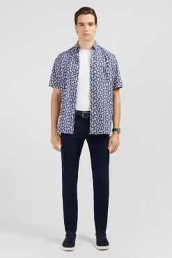 Pantalon Chino Bleu Marine