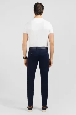 Pantalon Chino Bleu Marine