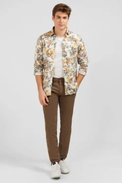 Pantalon Chino Marron