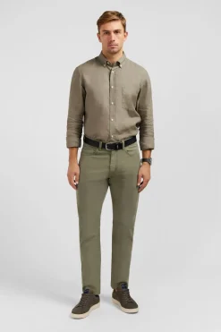 Pantalon Kaki Droit 5 Poches