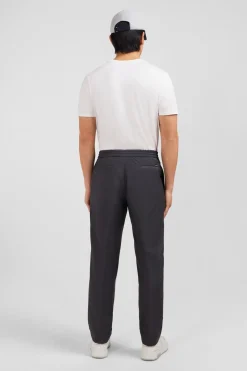 Pantalon Taille Elastiquee Gris