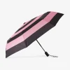 Parapluie Rose Pliant A Rayures