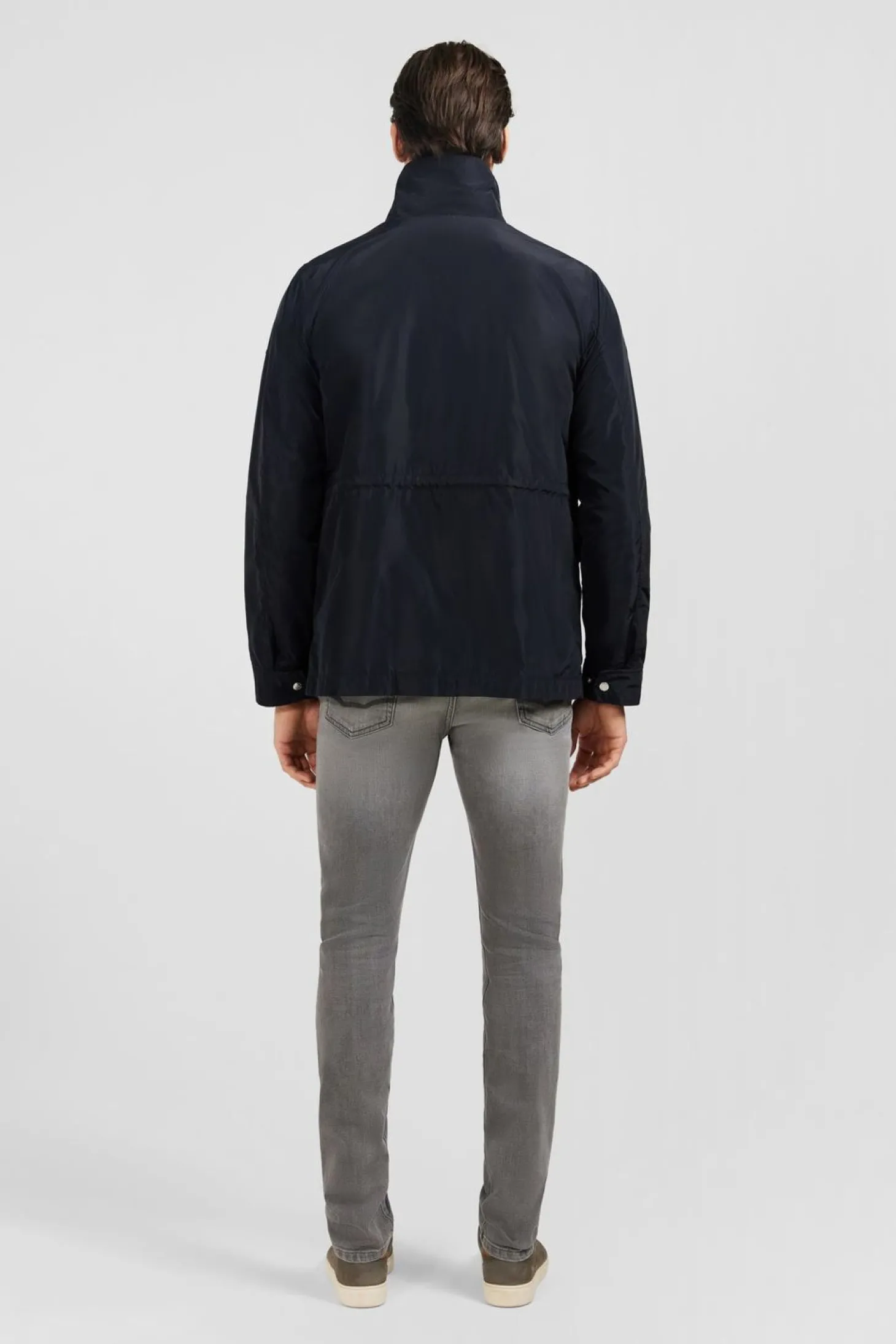 Parka Bleu Marine Unie