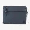 Pochette D'Ordinateur En Gomme Bleu Fonce