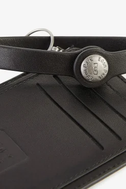 Pochette Noire En Cuir