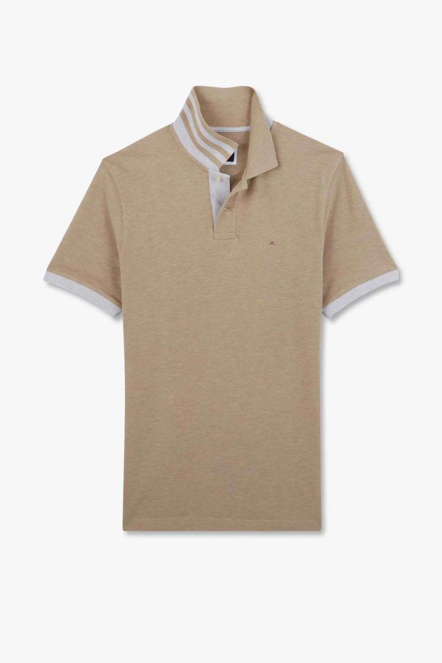 Polo Beige A Manches Courtes