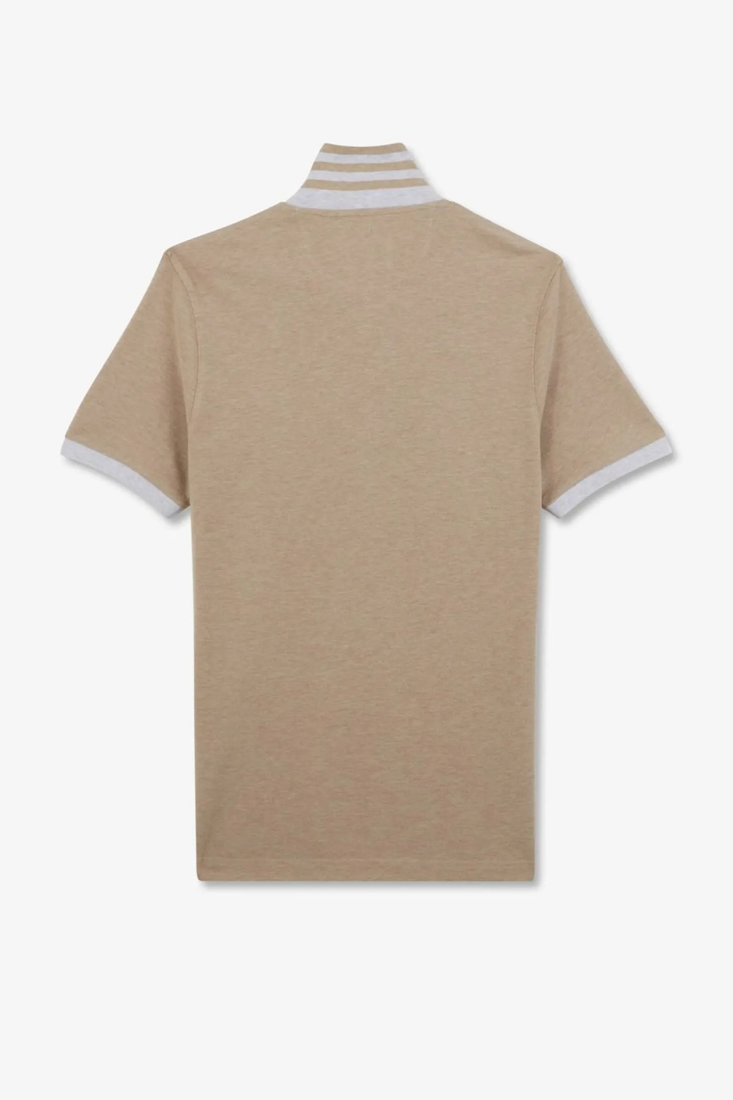 Polo Beige A Manches Courtes