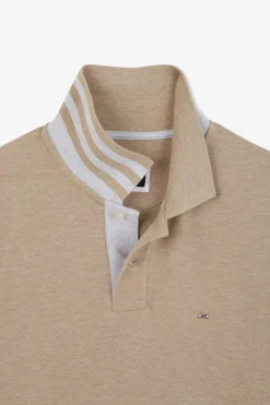 Polo Beige A Manches Courtes