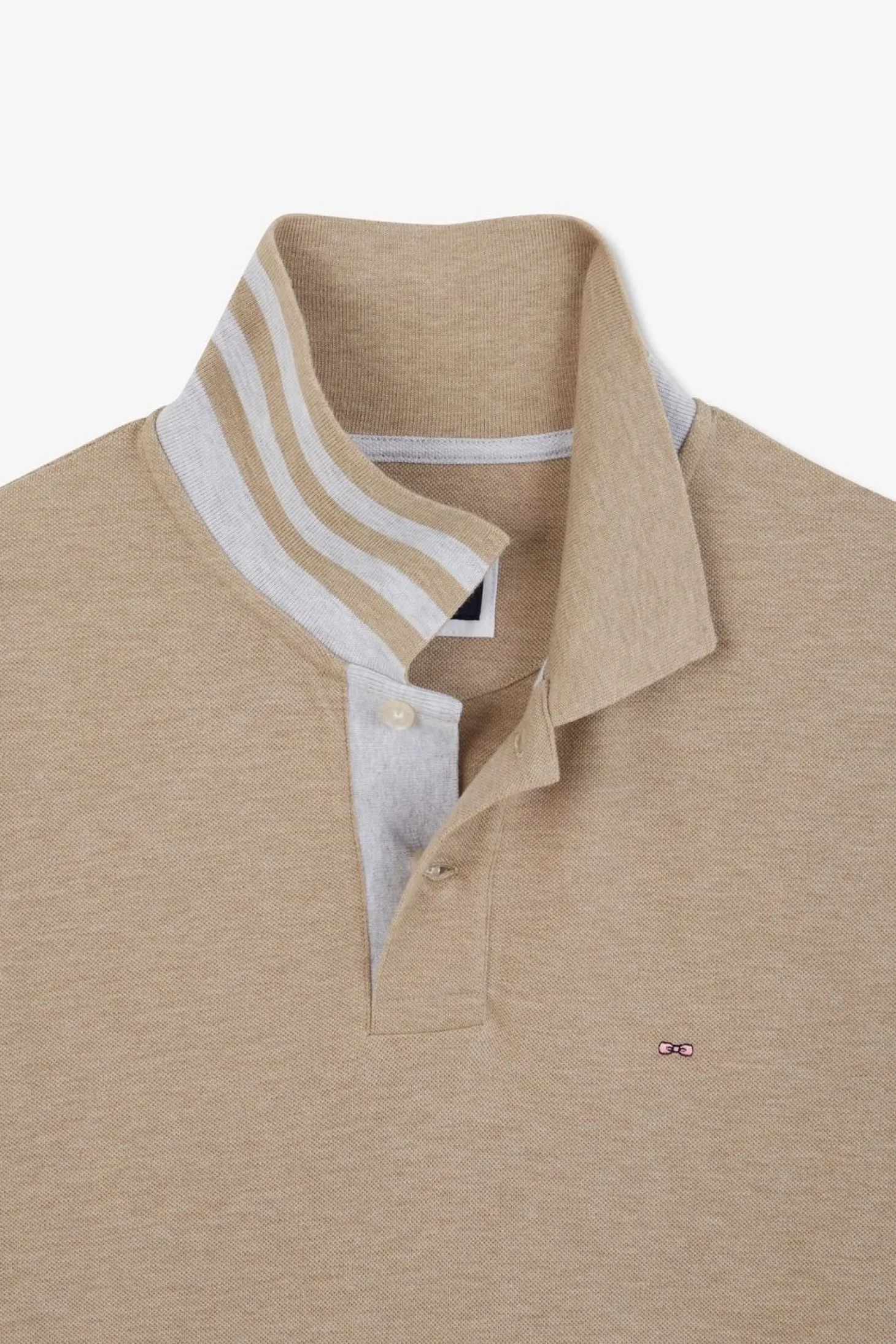 Polo Beige A Manches Courtes