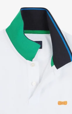 Polo Blanc A Manches Courtes
