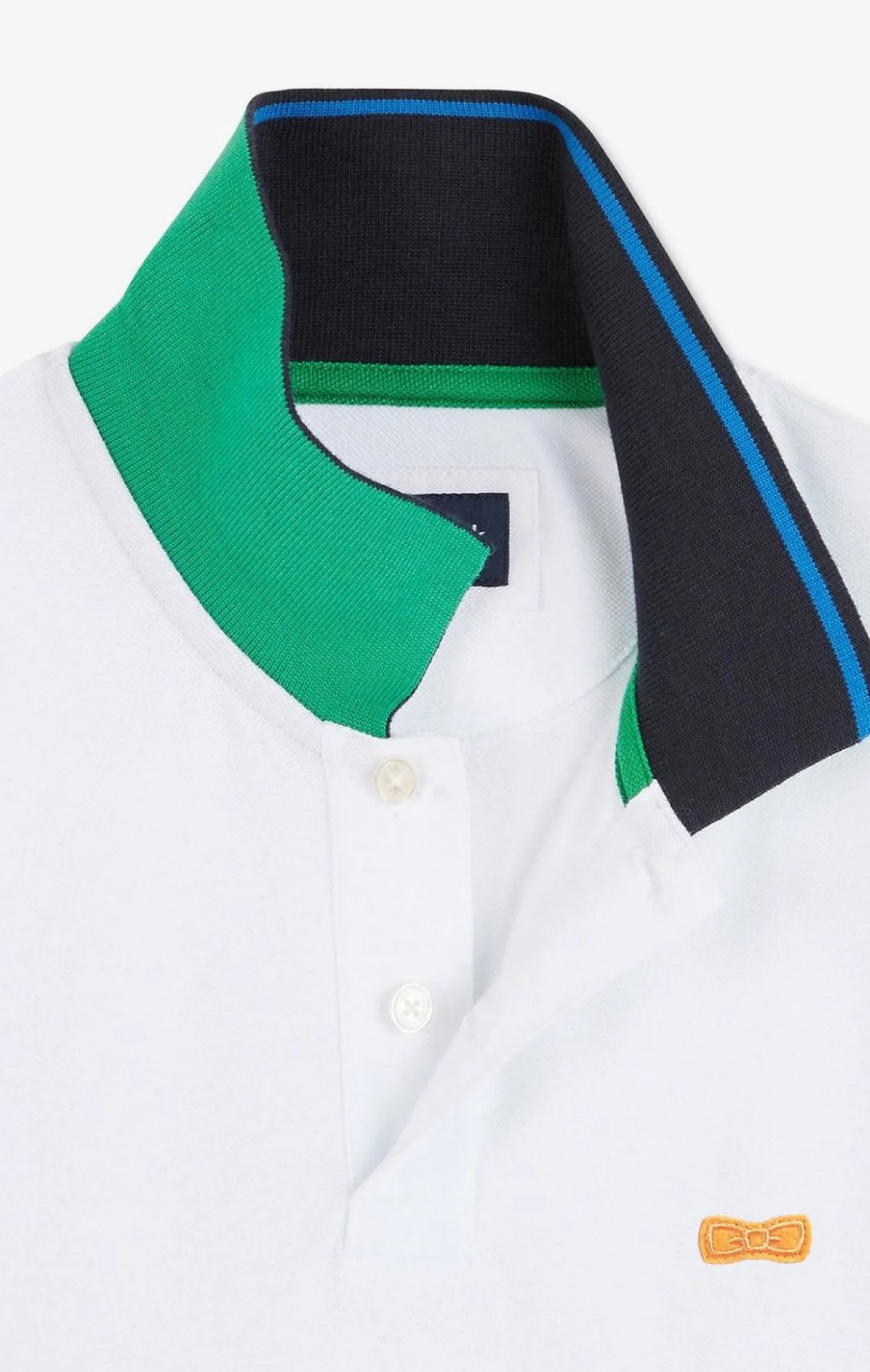Polo Blanc A Manches Courtes