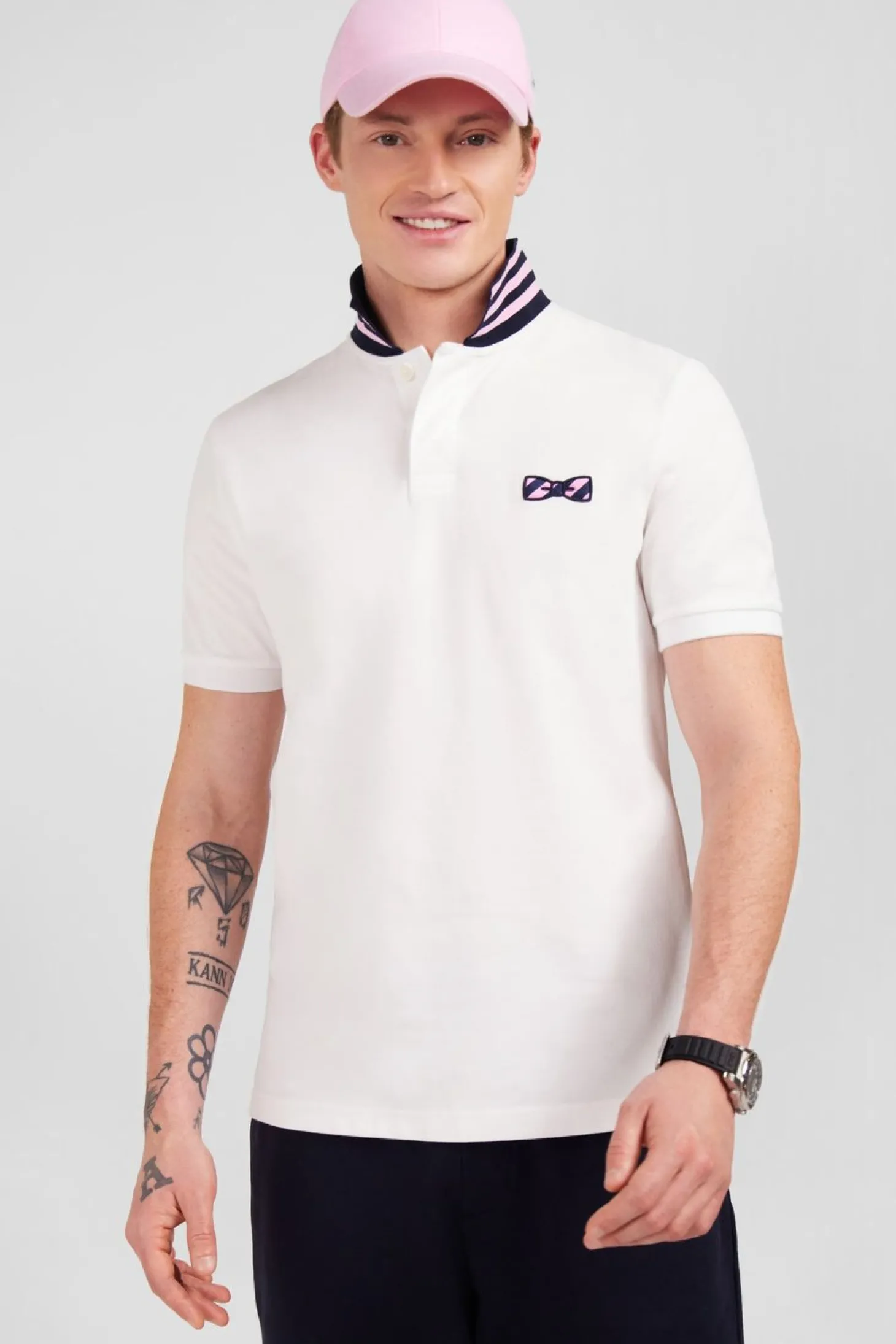 Polo Blanc A Manches Courtes