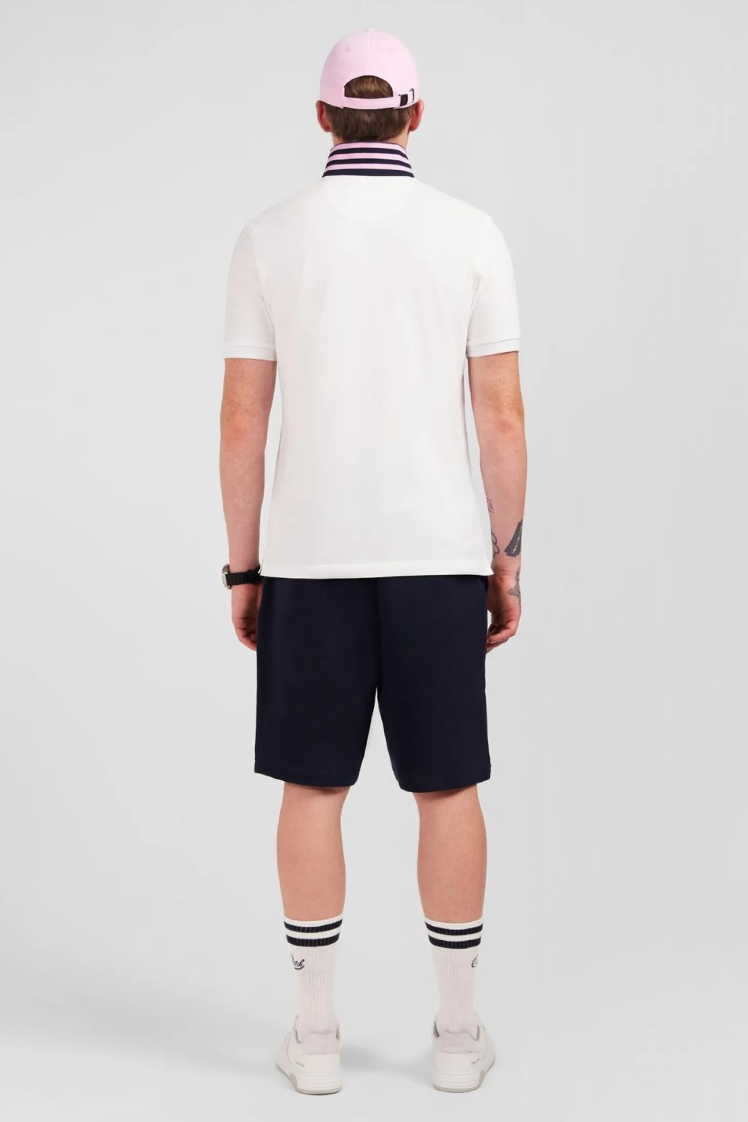 Polo Blanc A Manches Courtes