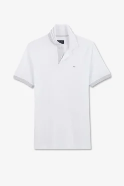 Polo Blanc A Manches Courtes