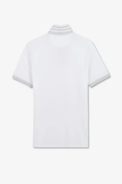 Polo Blanc A Manches Courtes