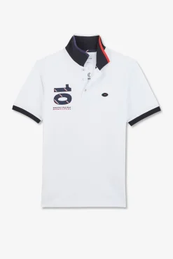 Polo Blanc A Manches Courtes Xv De France