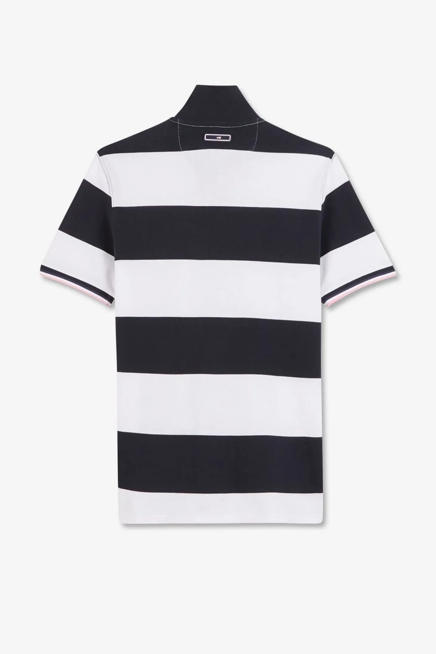 Polo Blanc A Rayures