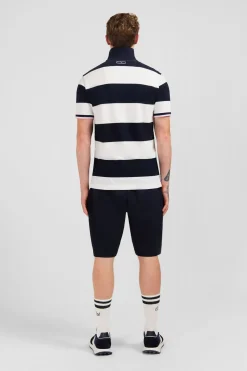 Polo Blanc A Rayures