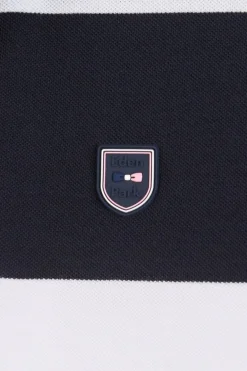Polo Blanc A Rayures