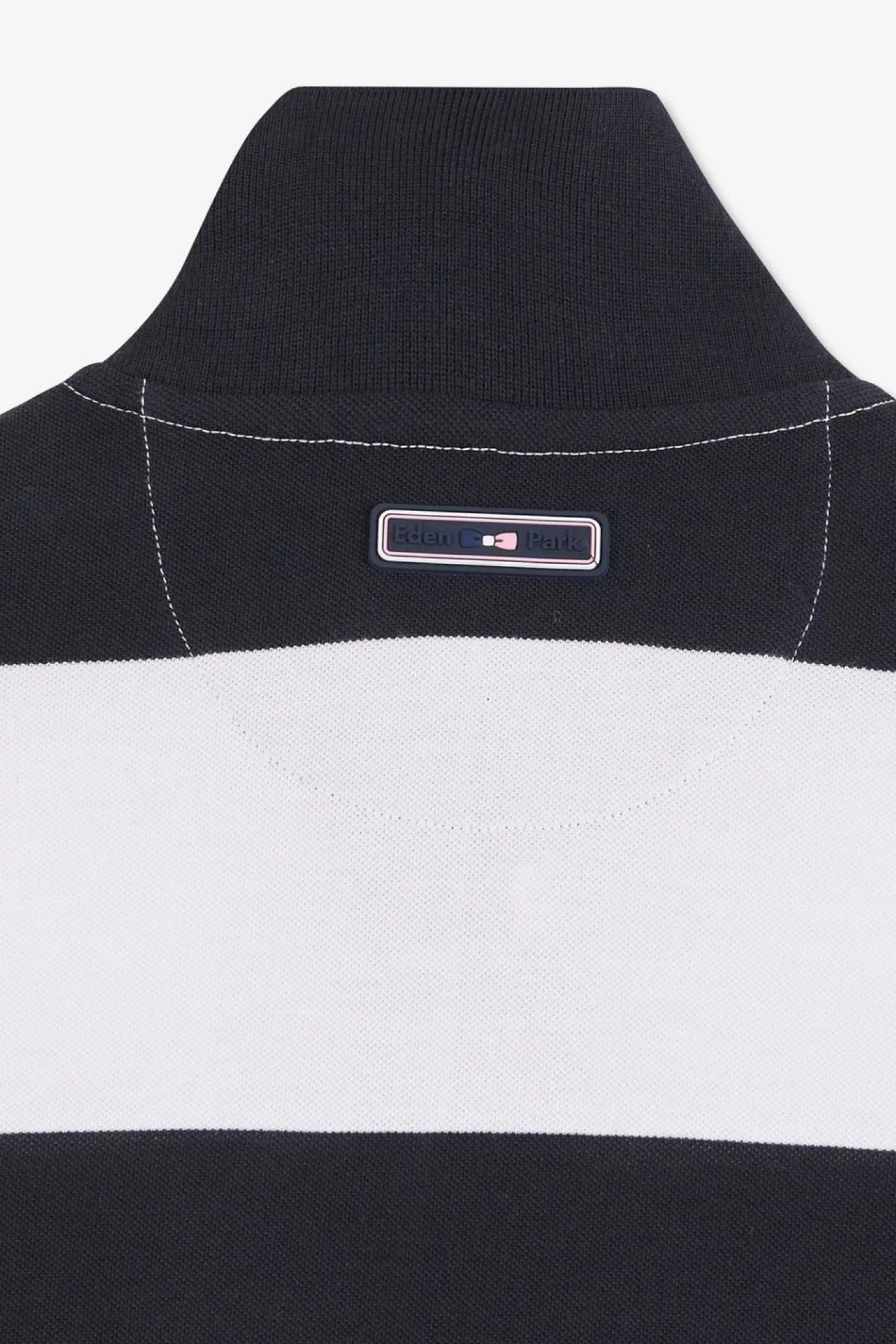 Polo Blanc A Rayures