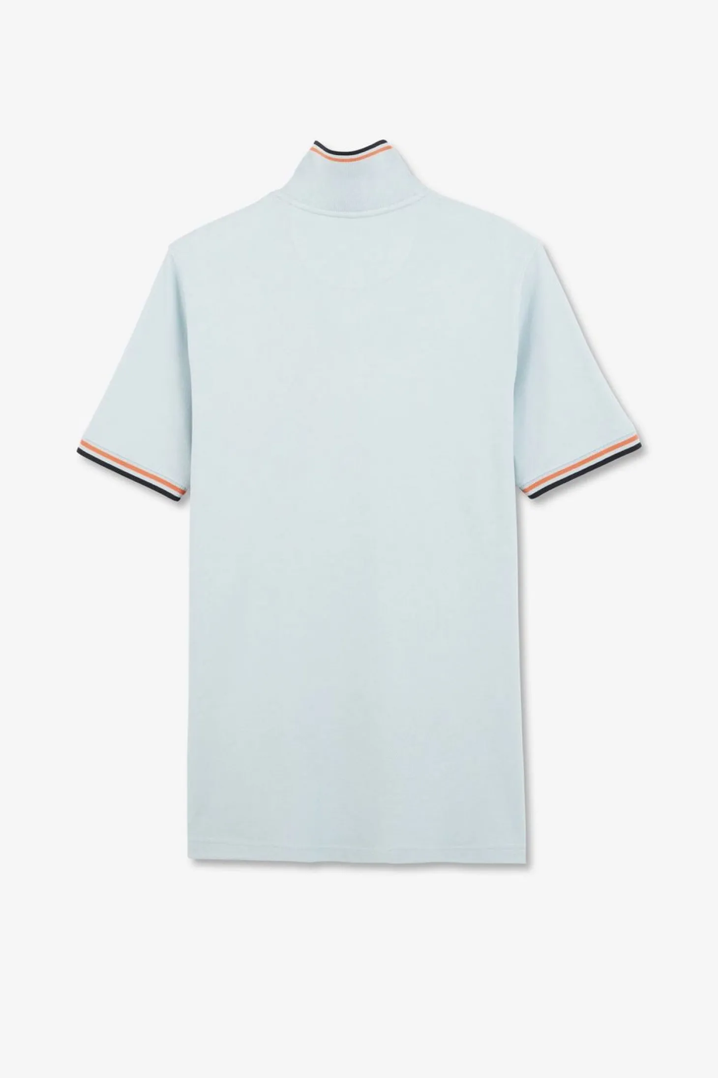 Polo Bleu Clair En Coton Pima