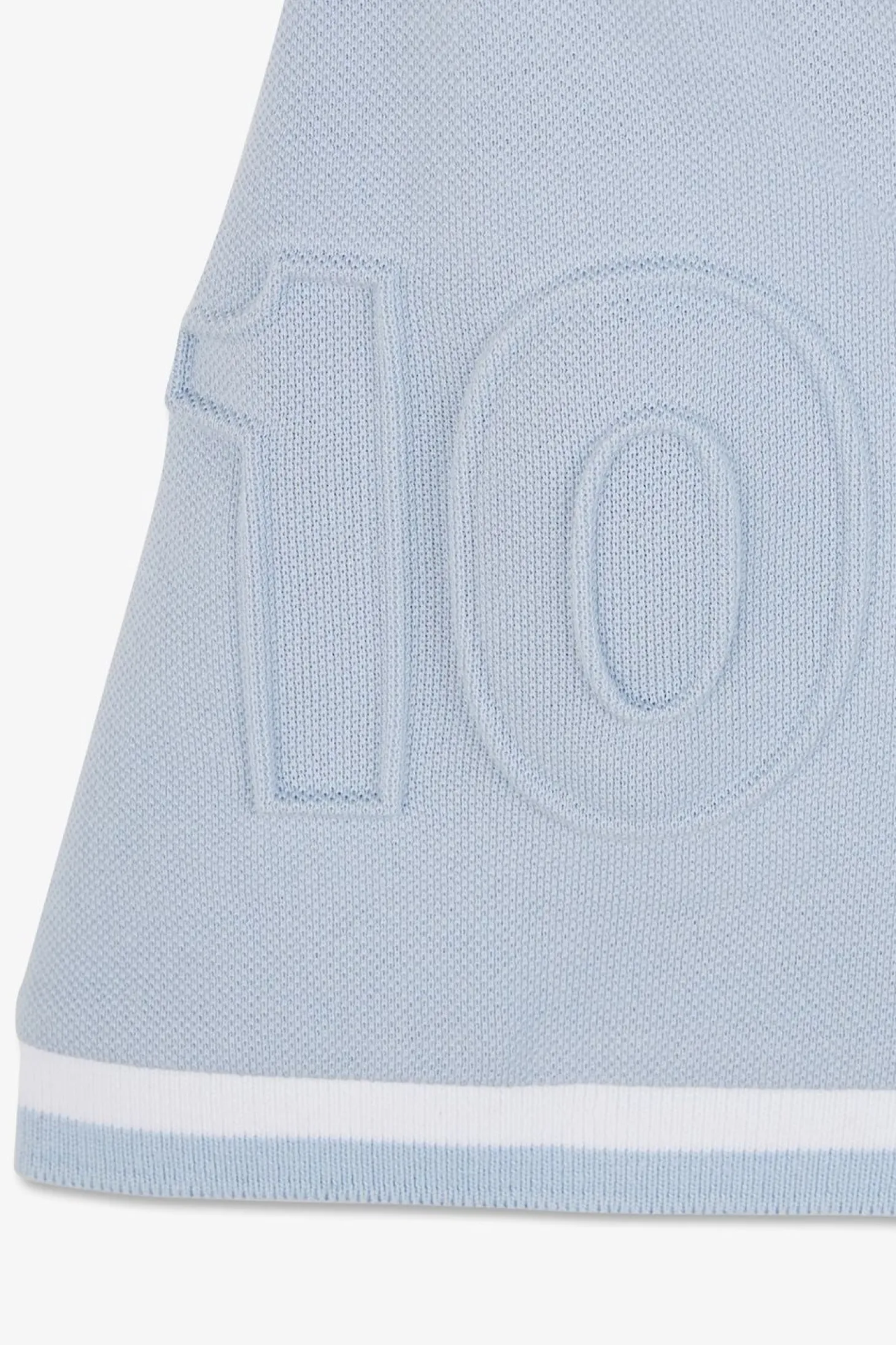 Polo Bleu Clair Manches Courtes Uni