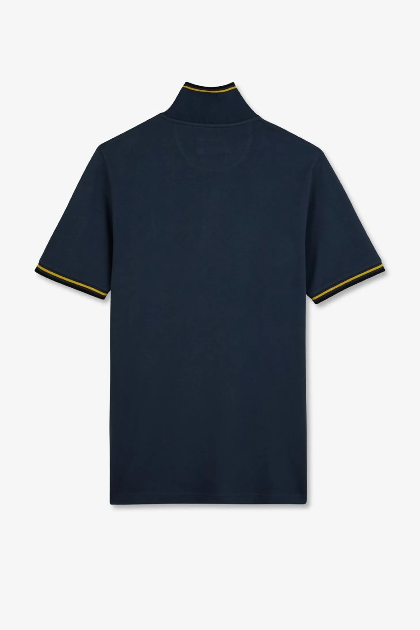 Polo Bleu En Coton Pima
