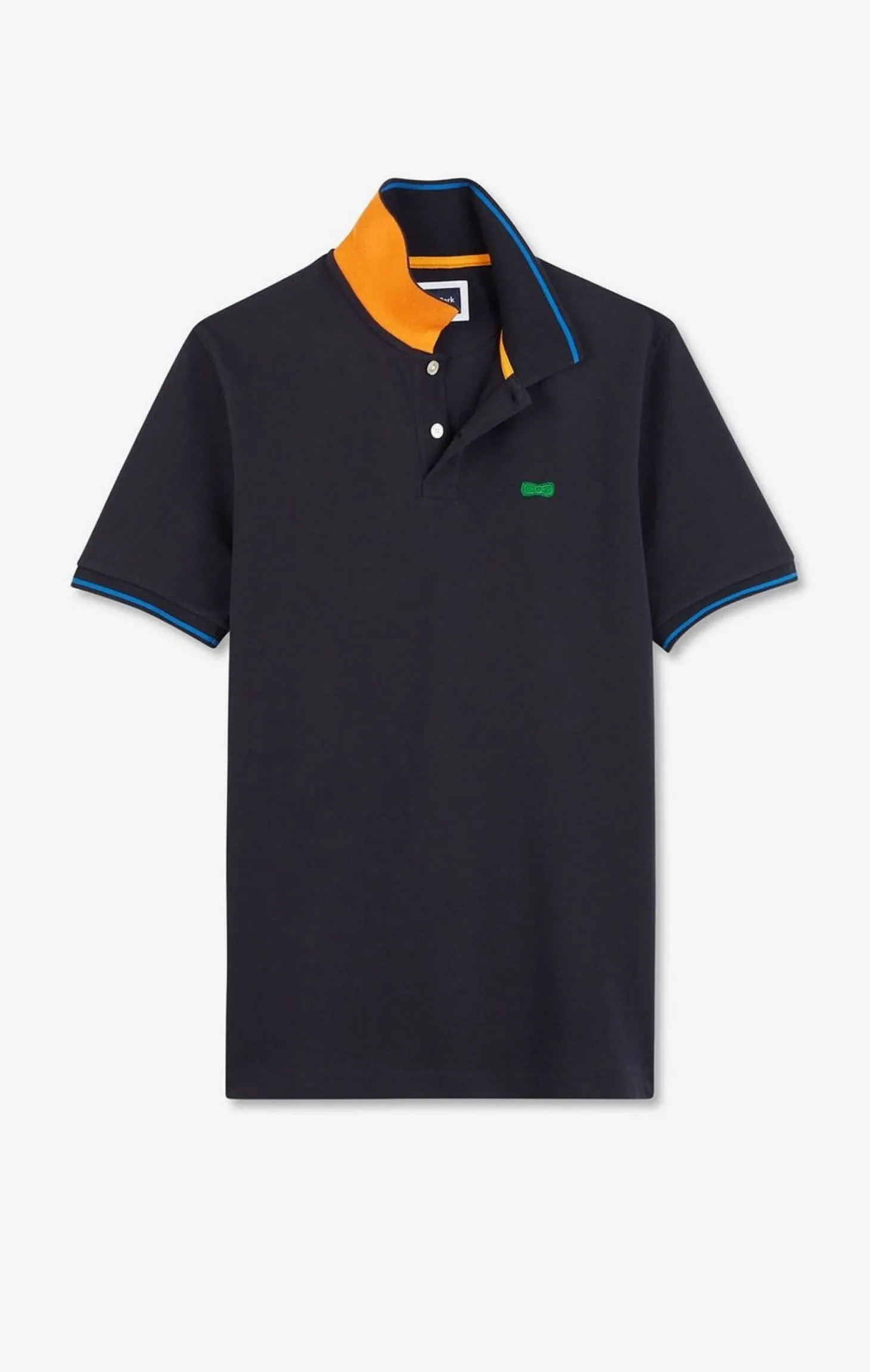 Polo Bleu Marine A Manches Courtes