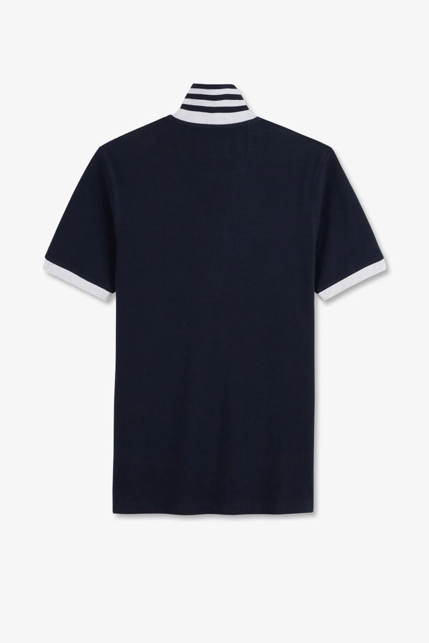 Polo Bleu Marine A Manches Courtes