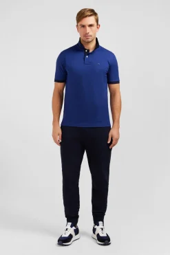Polo Bleu Marine Manches Courtes