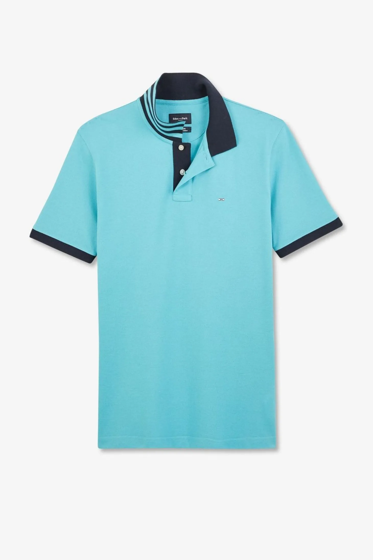 Polo Bleu Turquoise Manches Courtes