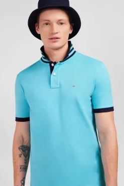 Polo Bleu Turquoise Manches Courtes
