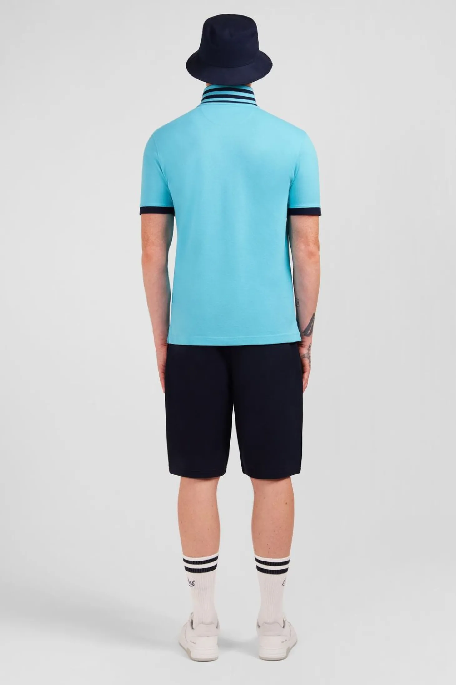 Polo Bleu Turquoise Manches Courtes