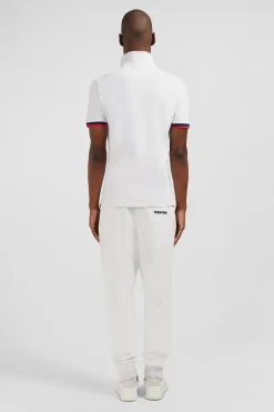 Polo Gris A Details Tricolores