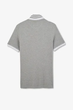Polo Gris A Manches Courtes