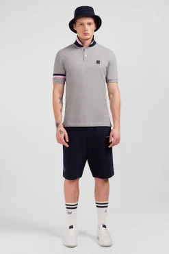 Polo Gris A Manches Courtes