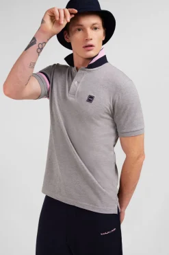 Polo Gris A Manches Courtes