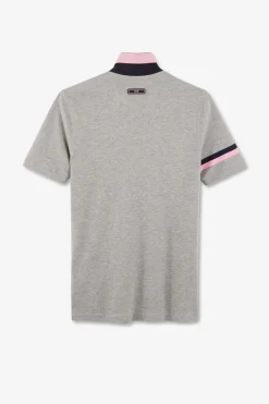 Polo Gris A Manches Courtes