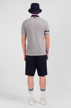 Polo Gris A Manches Courtes