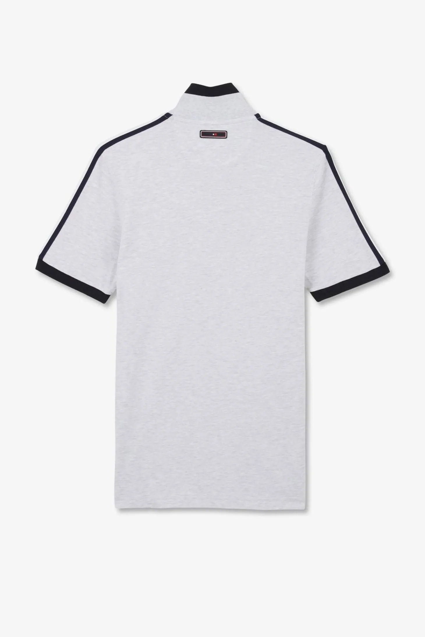 Polo Gris Chine Manches Courtes