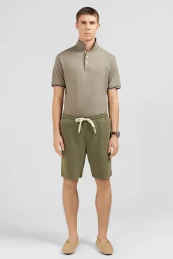 Polo Kaki En Coton Pima