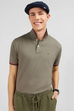 Polo Kaki En Coton Pima