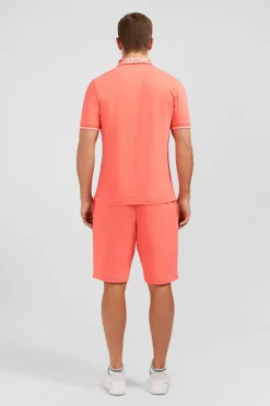 Polo Rose A Manches Courtes