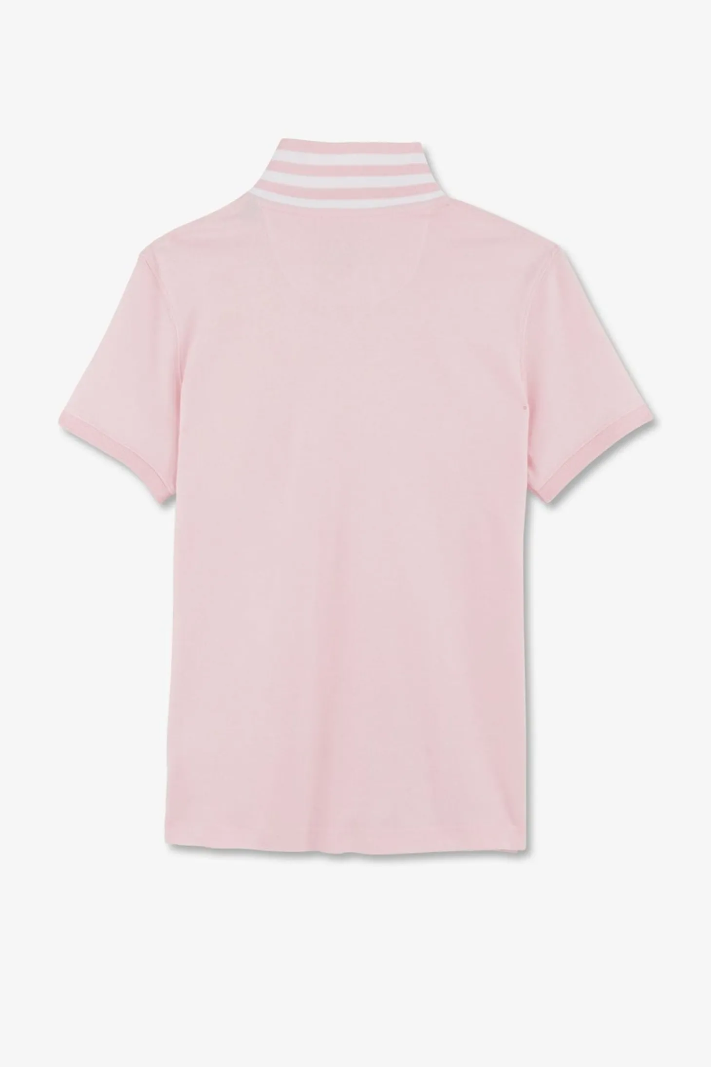 Polo Rose Manches Courtes En Coton Pima